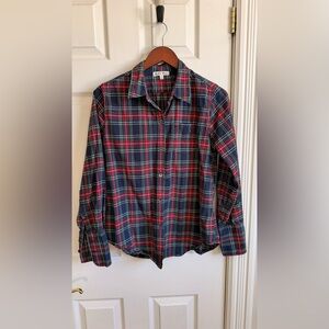 Alex Mill Red and Blue Plaid Button Down Shirt